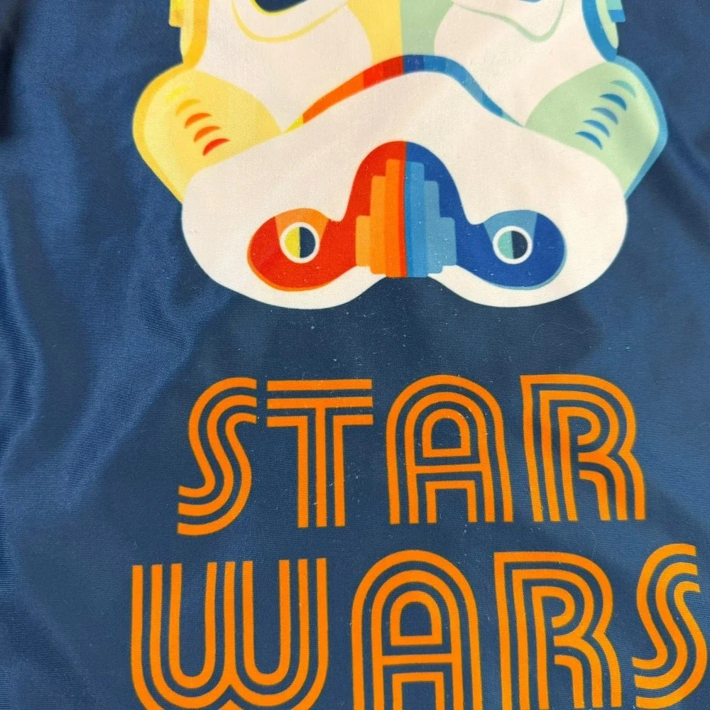 Star Wars Stormtrooper Long Sleeve Rashguard Swim Shirt Kids 7/8‎ Blue Disney